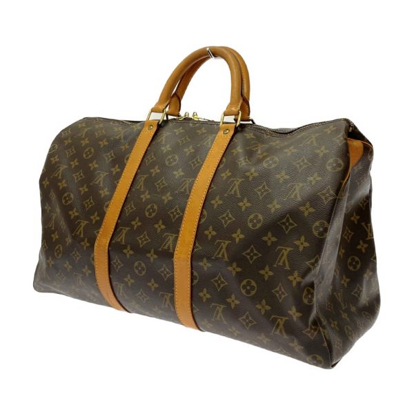 285769 3 LOUIS VUITTON Monogram PVC Keepall Boston Bag Brown