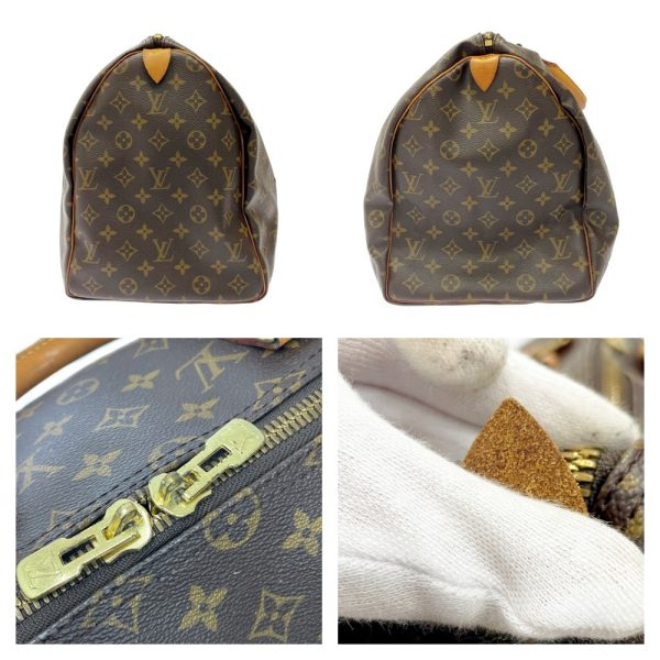 285769 9 LOUIS VUITTON Monogram PVC Keepall Boston Bag Brown