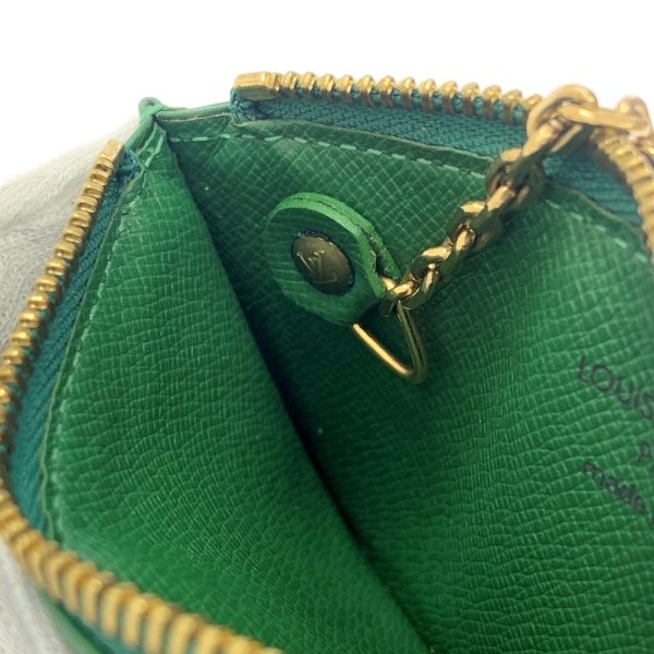 286097 8 LOUIS VUITTON Epi Leather Pochette Cleat Coin Case Borneo Green