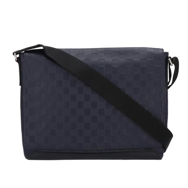 28677 1 Louis Vuitton District Damier Satchel Bag Gray