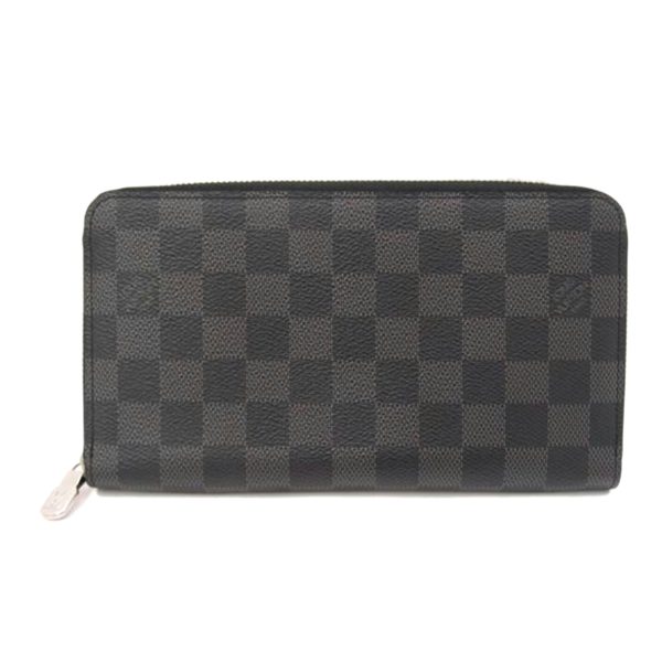 28796 1 Louis Vuitton Zippy Organizer Bag Damier Graphite