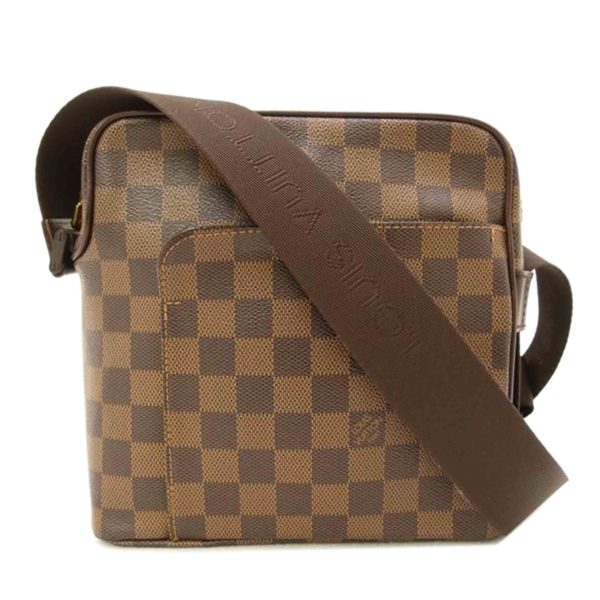 28822 1 Louis Vuitton Olaf PM Damier Ebene Shoulder Bag Brown