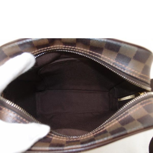 28822 5 Louis Vuitton Olaf PM Damier Ebene Shoulder Bag Brown