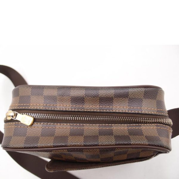 28822 6 Louis Vuitton Olaf PM Damier Ebene Shoulder Bag Brown