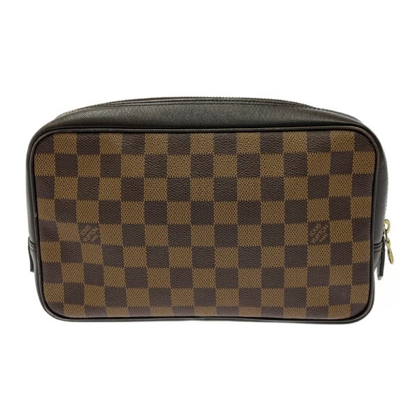 288611 1 LOUIS VUITTON Damier PVC True Toilet Shoulder Bag Ebene