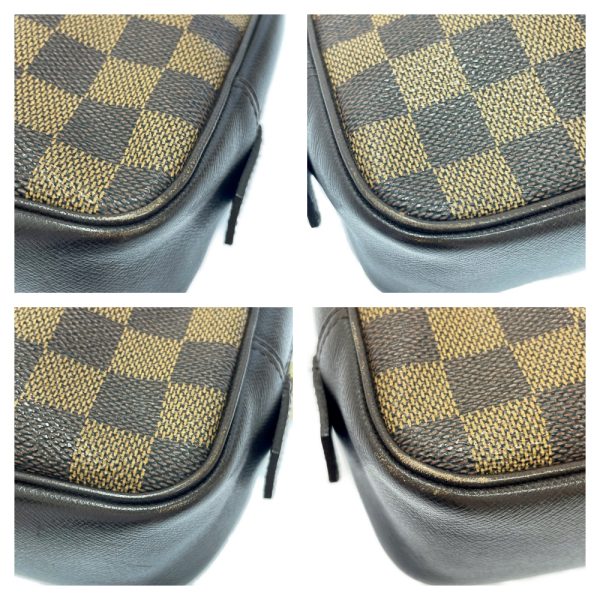 288611 6 LOUIS VUITTON Damier PVC True Toilet Shoulder Bag Ebene