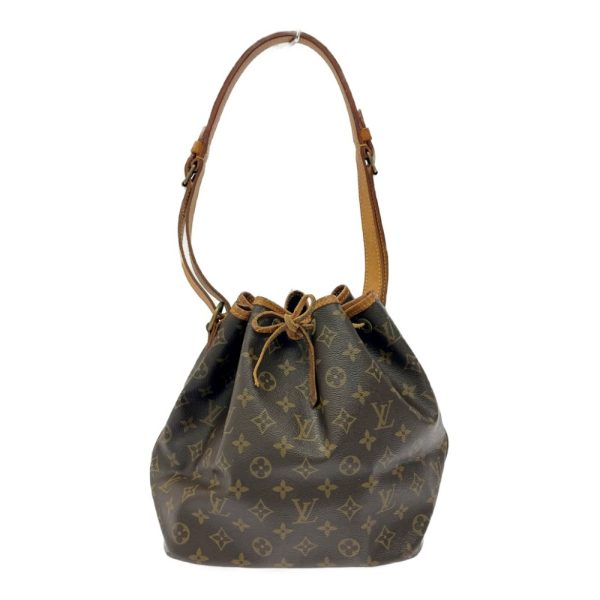 288616 1 LOUIS VUITTON Monogram PVC Petit Noe Shoulder Bag Brown