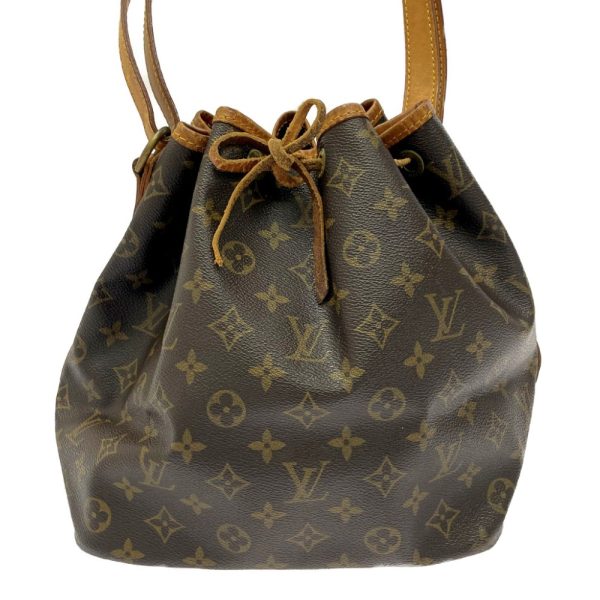 288616 4 LOUIS VUITTON Monogram PVC Petit Noe Shoulder Bag Brown