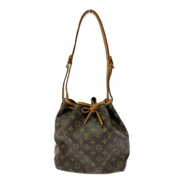 288756 1 LOUIS VUITTON Monogram PVC Petit Noe Shoulder Bag Brown