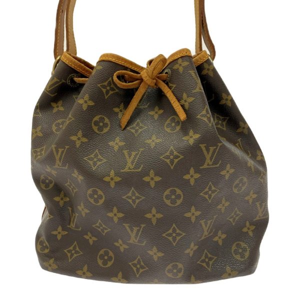 288756 4 LOUIS VUITTON Monogram PVC Petit Noe Shoulder Bag Brown