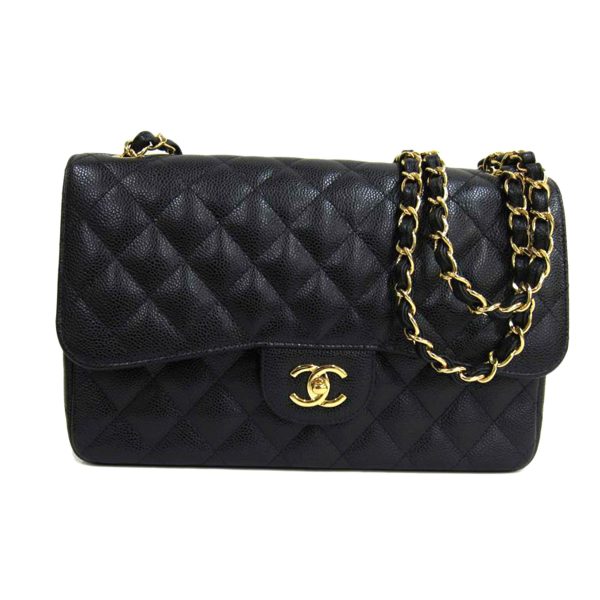 28907 1 Chanel Matelasse Chain Shoulder Bag Black