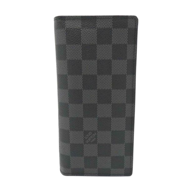 29047 1 Louis Vuitton Portefeuille Brazza Damier Graphite Wallet