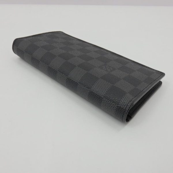 29047 3 Louis Vuitton Portefeuille Brazza Damier Graphite Wallet