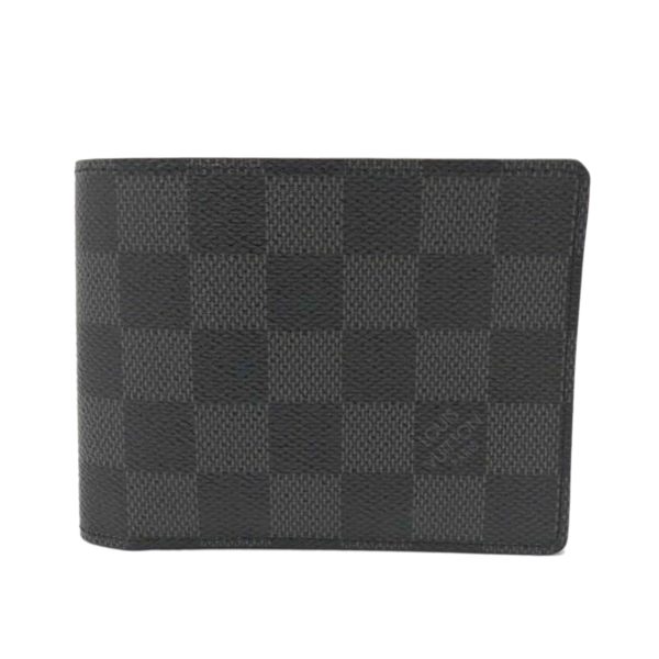 29054 2 Louis Vuitton Portefeuil Multiple Damier Graphite Wallet