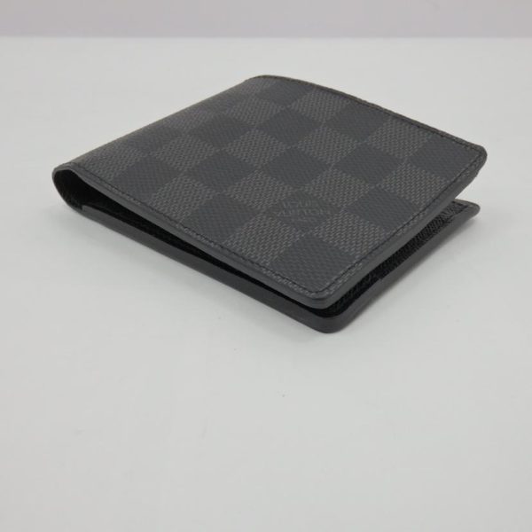 29054 3 Louis Vuitton Portefeuil Multiple Damier Graphite Wallet