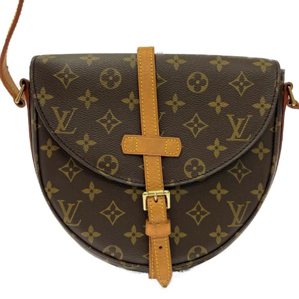 291523 4 Louis Vuitton Monogram Chantilly MM Shoulder Bag Brown