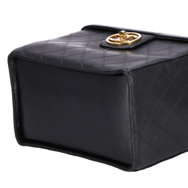 29251 3 Chanel Vintage Cocomark Vanity Bag Black