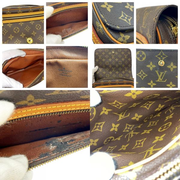 292738 9 c LOUIS VUITTON Monogram PVC Saint Germain Shoulder Bag Brown