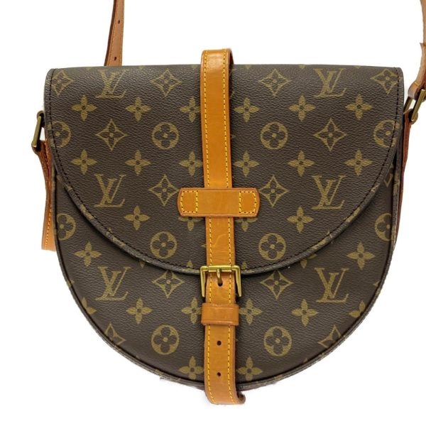 292923 4 LOUIS VUITTON Monogram PVC Chantilly GM Shoulder Bag Brown