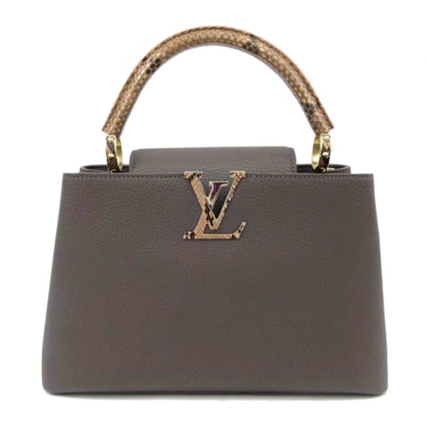 29675 1 Louis Vuitton Capucines MM Croc x Python Handbag