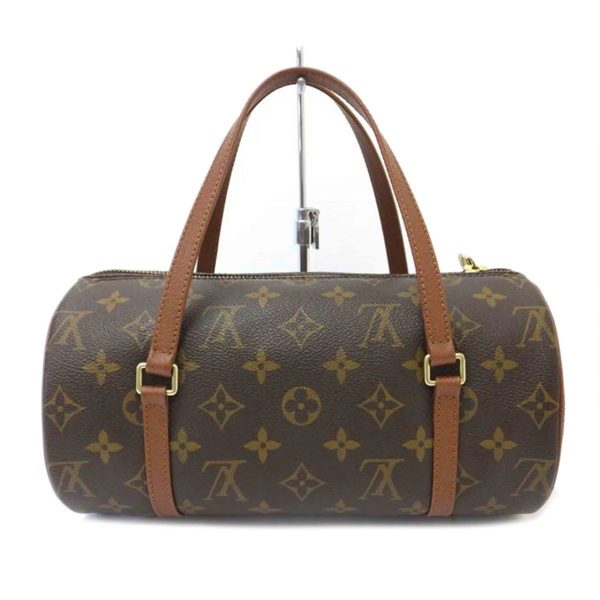 29677 1 Louis Vuitton Papillon 26 Old Model Monogram Handbag Brown