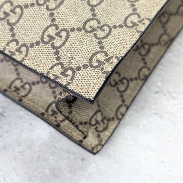 296 13 Gucci GG Supreme Tote Bag Beige