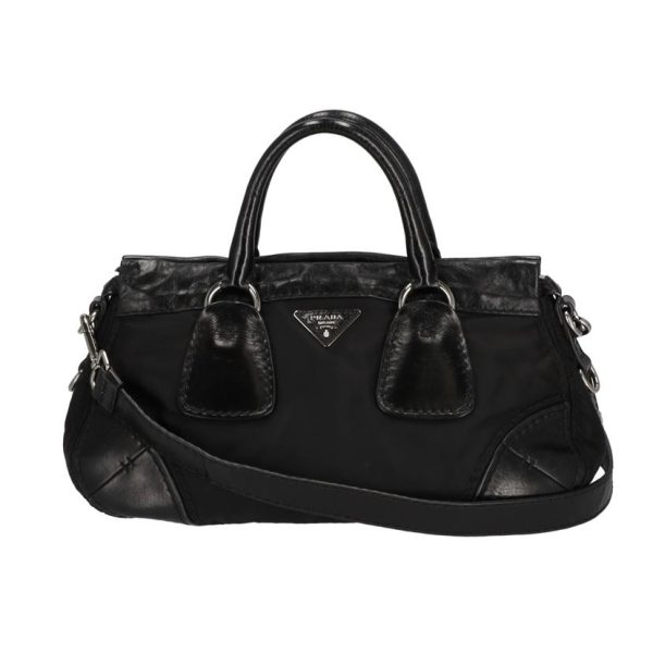 29784 1 Prada 2WAY Handbag Black