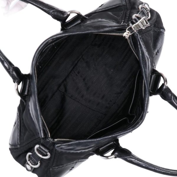 29784 4 Prada 2WAY Handbag Black