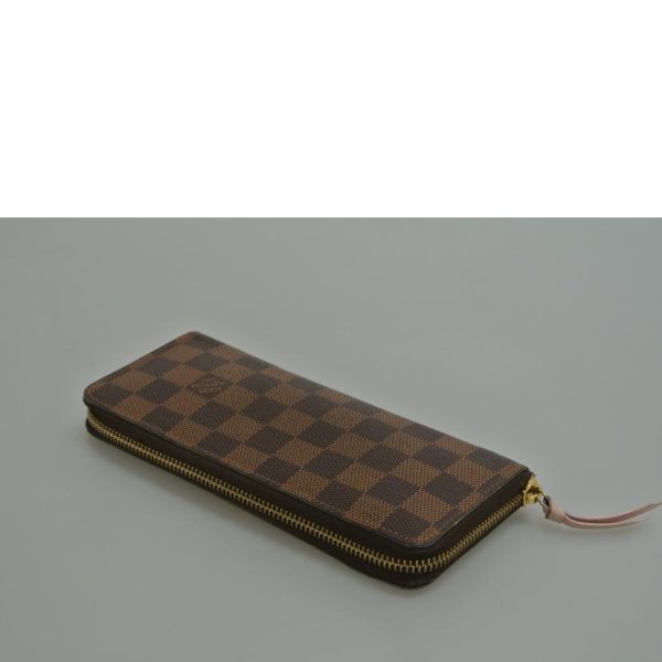 29796 3 Louis Vuitton Clemence Wallet Damier Pink