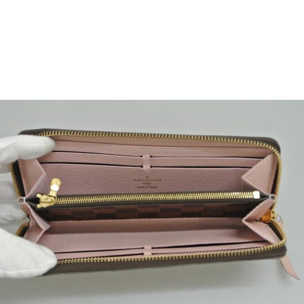 29796 4 Louis Vuitton Clemence Wallet Damier Pink