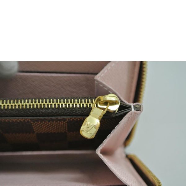 29796 8 Louis Vuitton Clemence Wallet Damier Pink