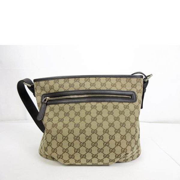 29915 2 Gucci GG Canvas Shoulder Bag Beige