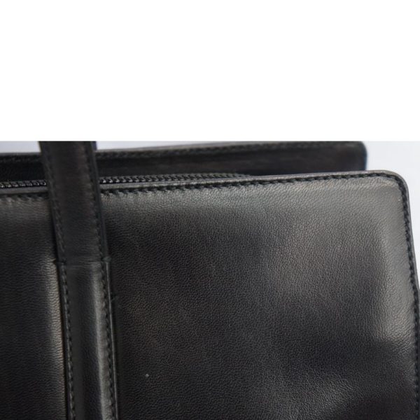 29978 11 Handbag Goat Leather Black