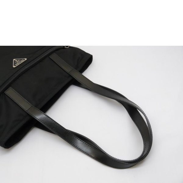 29991 4 PRADA Prada Nylon Handbag Bag Black