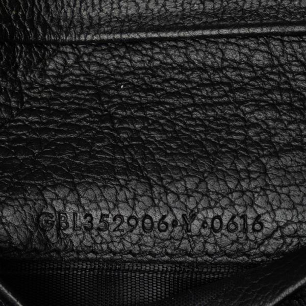 2m5h1squrqbhf1p7 8 Saint Laurent Bifold Round Fauner Compact Wallet Black Leather