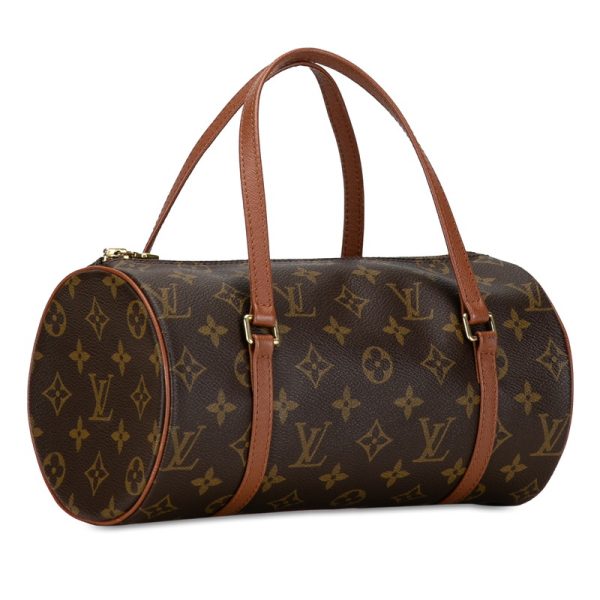 2qwgftgxljf2r63j 2 Louis Vuitton Monogram Papillon 26 Shoulder Bag Brown