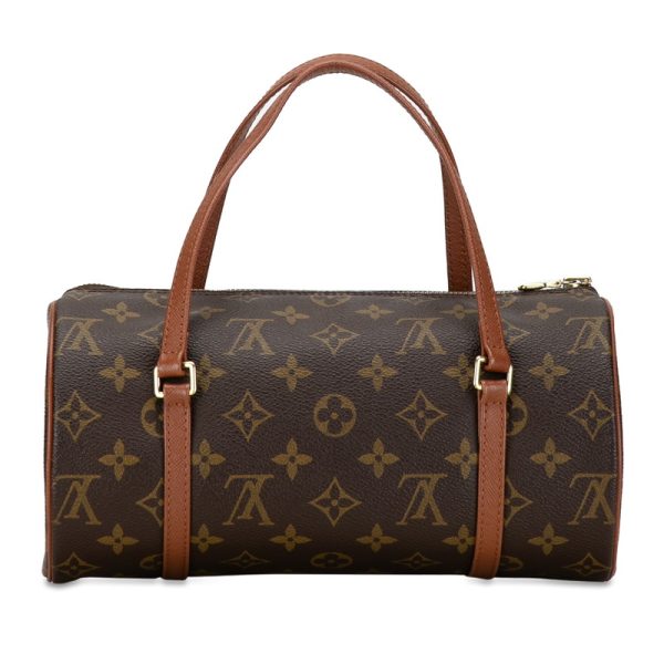 2qwgftgxljf2r63j 3 Louis Vuitton Monogram Papillon 26 Shoulder Bag Brown