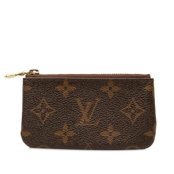 2r188xzb0hyfyfdy 1 Louis Vuitton Monogram Pochette Coin Purse M62650 Brown