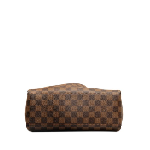 2unjo9mrosp6wejn 4 Louis Vuitton Damier Ebene Odeon PM Shoulder Bag 2WAY Brown