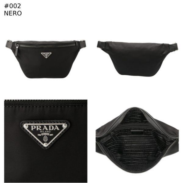 2vl033oom2dmh 9 PRADA Belt Bag Re Nylon Shoulder Waist Bag