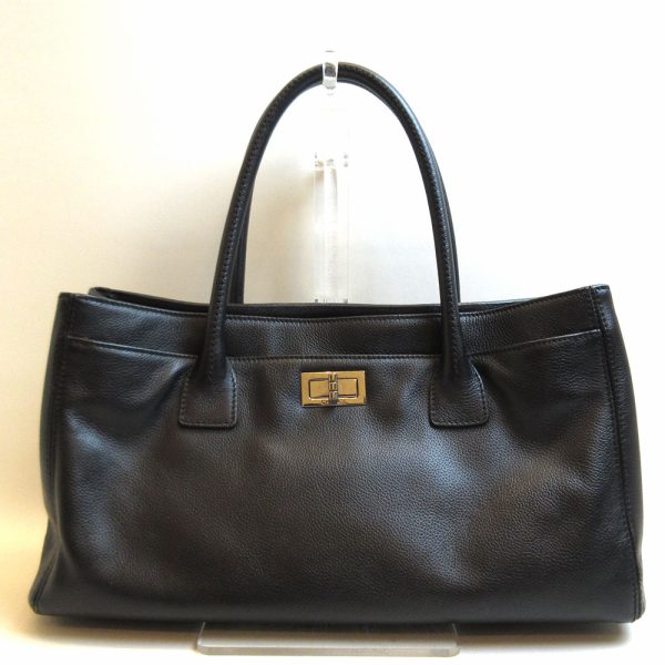 3 cha211122 1a Chanel 255 Executive Tote Black Handbag