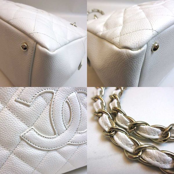 3 cha221005 1ta 04 Chanel Petit Timeless Chain Tote Bag White