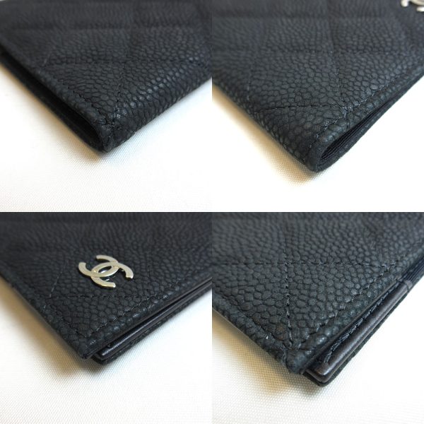 3 cha221208 2ta 02 Chanel Accessories Matelasse Passport Case Black