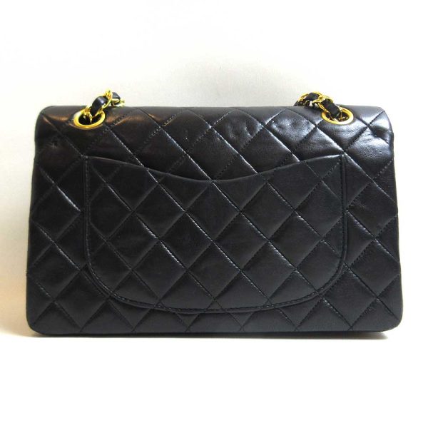 3 cha230321 1u 01 Chanel Matelasse 23 Double Flap Shoulder Black