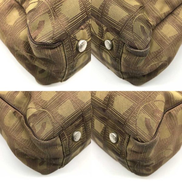 3 cha231028 1u 02 Chanel New Travel Line Tote GM Khaki