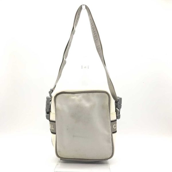 3 cha240404 1r 01 Chanel Sportsline Shoulder Bag White Ivory