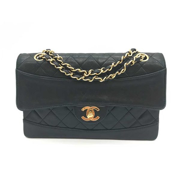 3 cha240414 1r Chanel Matelasse Chain Shoulder Bag Black