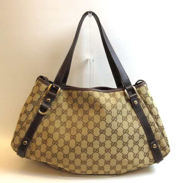 3 gu220105 1u Gucci Abbey Tote Bag Shoulder GG Canvas