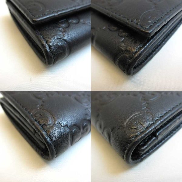 3 gu221006 1u 02 Gucci Wallet Guccishima Coin Case Black