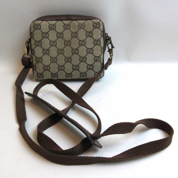 3 gu221117 2ta 01 Gucci Shoulder Bag Brown Tea Pochette Crossbody